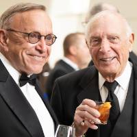 Raleigh Finkelstein and guest at the reception